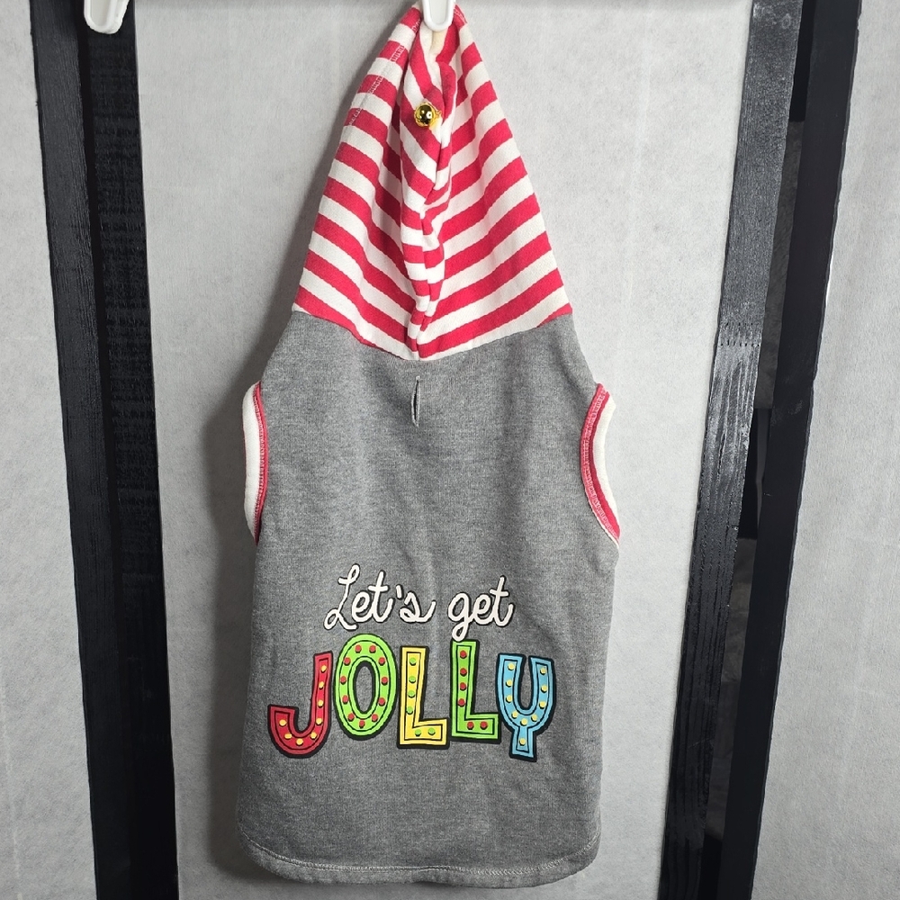 Striped Hooded Dog Sweater